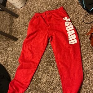 Lifeguard sweatpants size XL